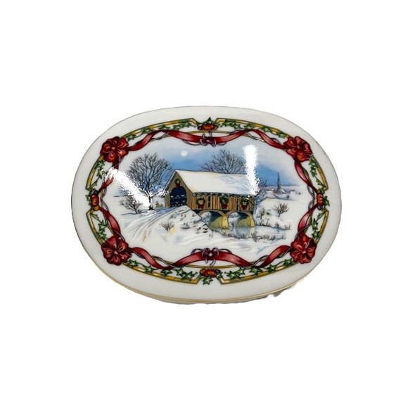 HERITAGE HOUSE 1991 Melodies of Christmas O‎ Come All Ye Faithful MUSIC BOX - Picture 2 of 9